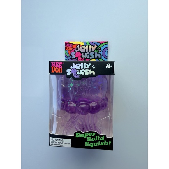 Nee Doh Other - Nee Doh Jelly Squish Super Solid Squish Purple. Same Day Ship